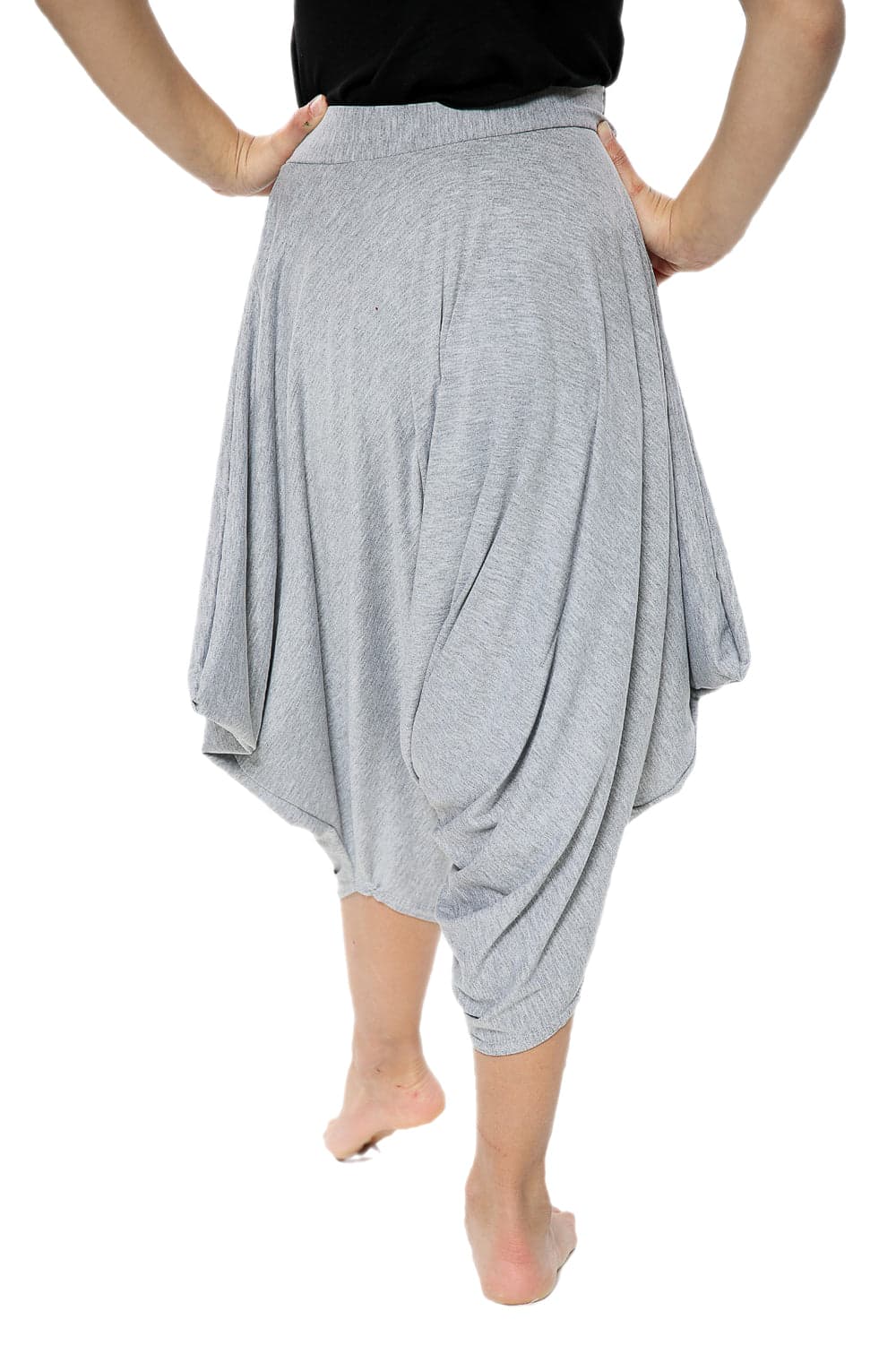 Girls Draping Romper Skirt