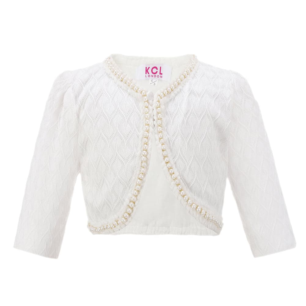 Girls Lace Bolero Floral Shrug