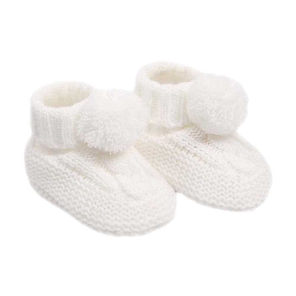 Baby Girls Pom Pom Booties