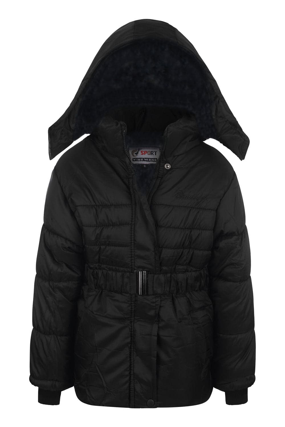 Girls Quilted School Jacket