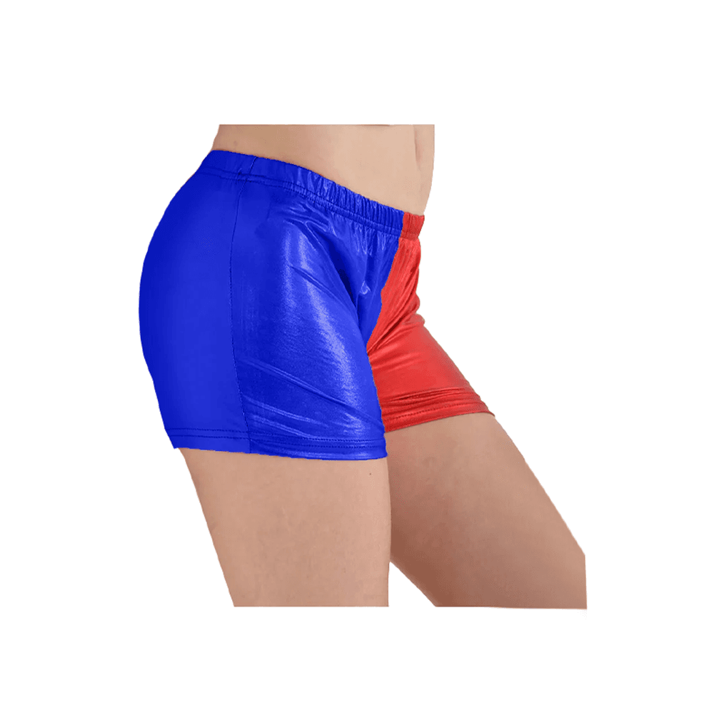 Girls Hot Pants Red Blue 3 -14