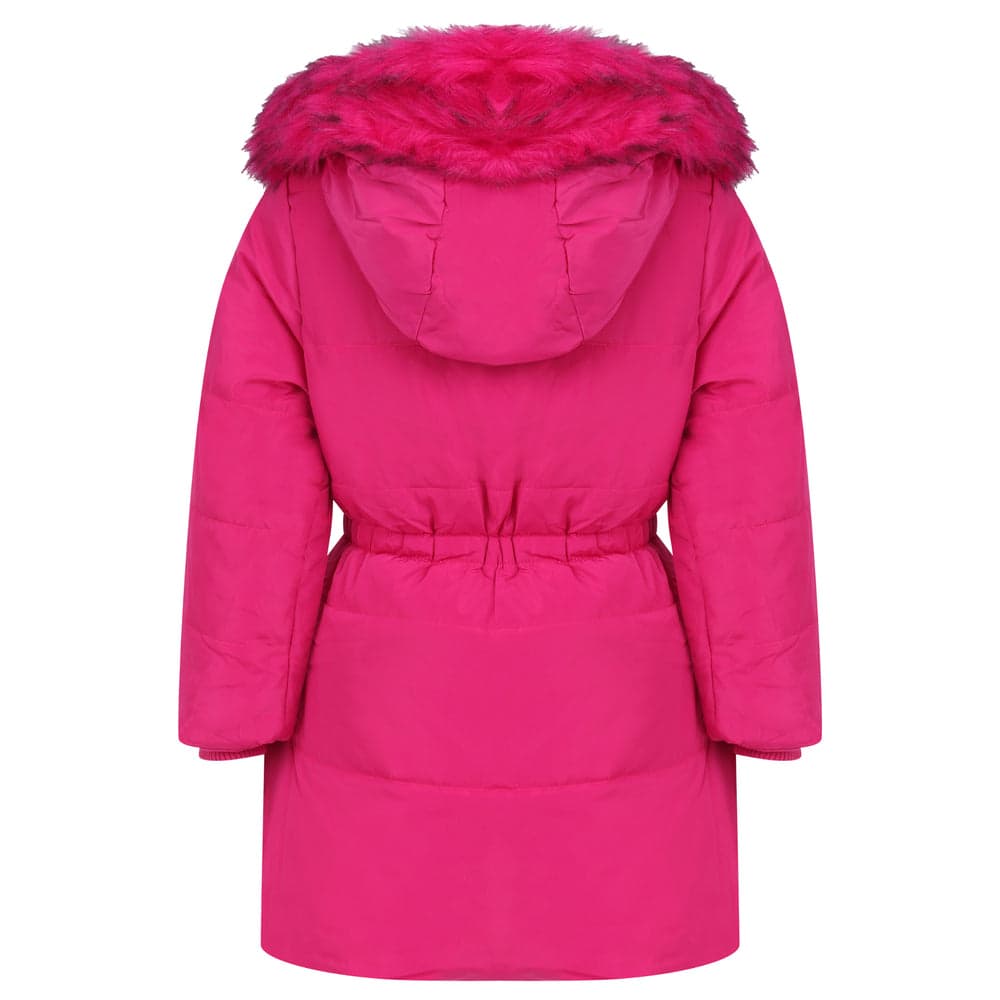 Girls Parka Winter Faux Fur Hooded Coats
