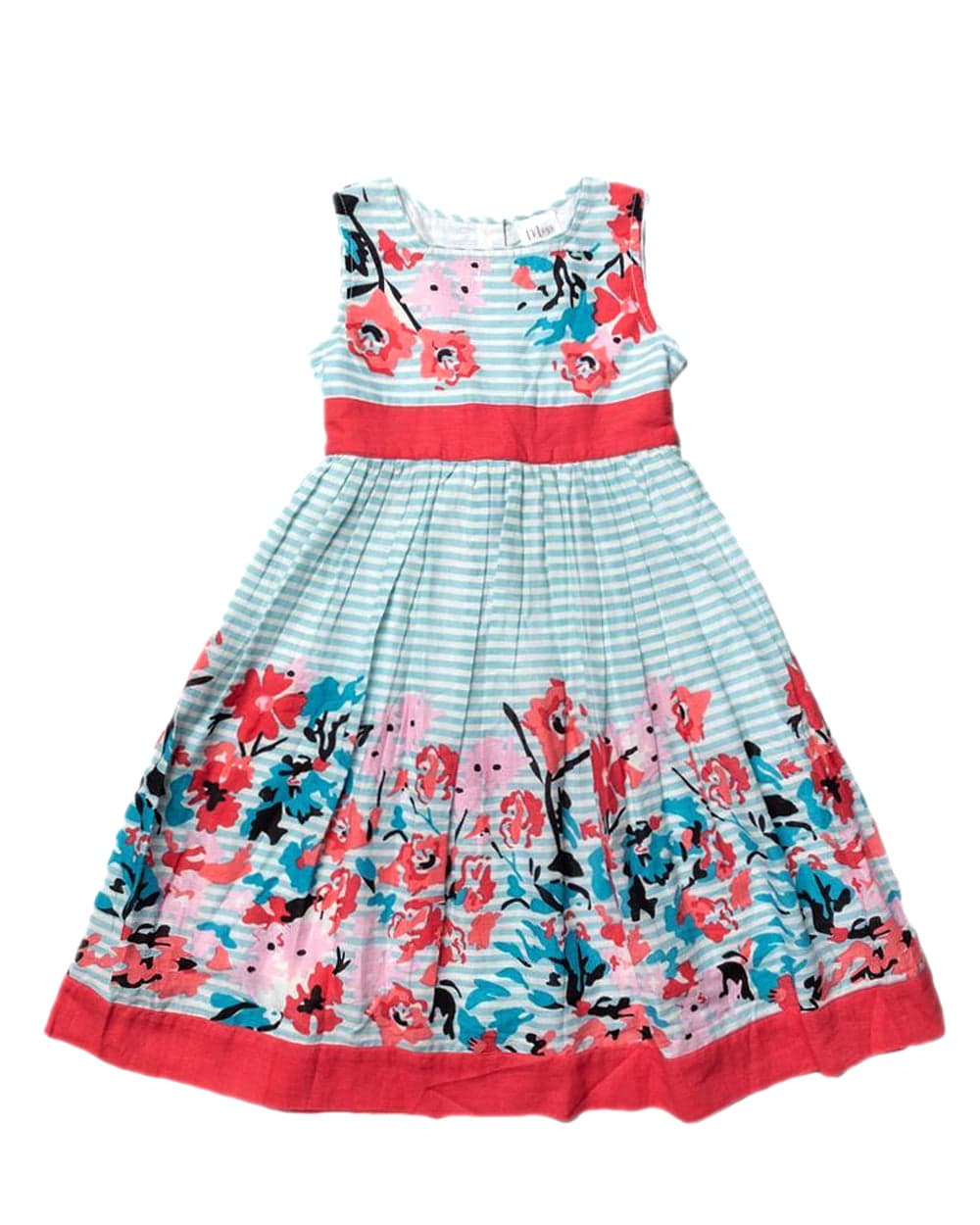 Girls Cotton Summer Patterned Dresses