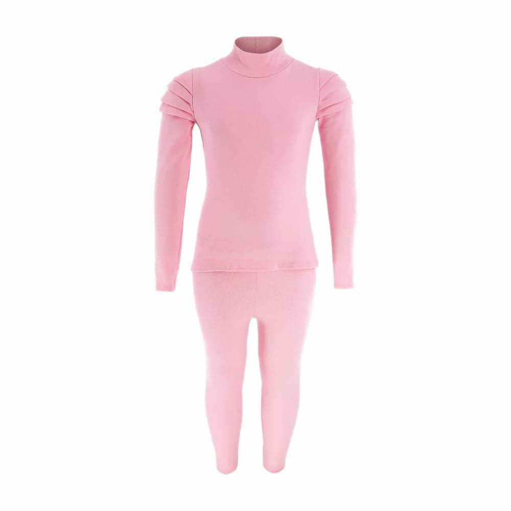 Girls Ruched Sleeve Lounge Wear Tracksuit