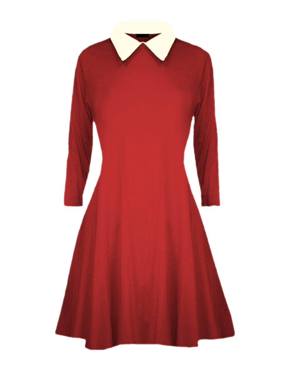 Girls Peter Pan Collar Swing Dress