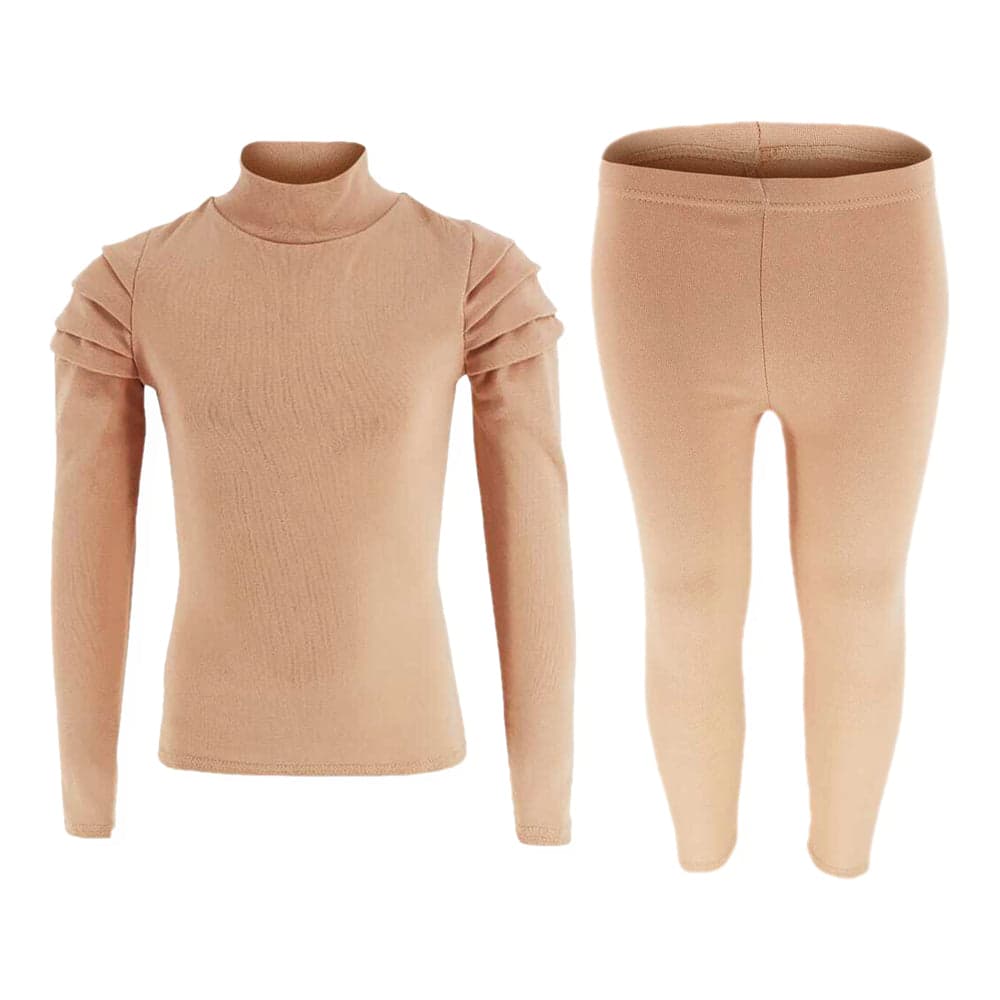 Girls Ruched Sleeve Lounge Wear Tracksuit