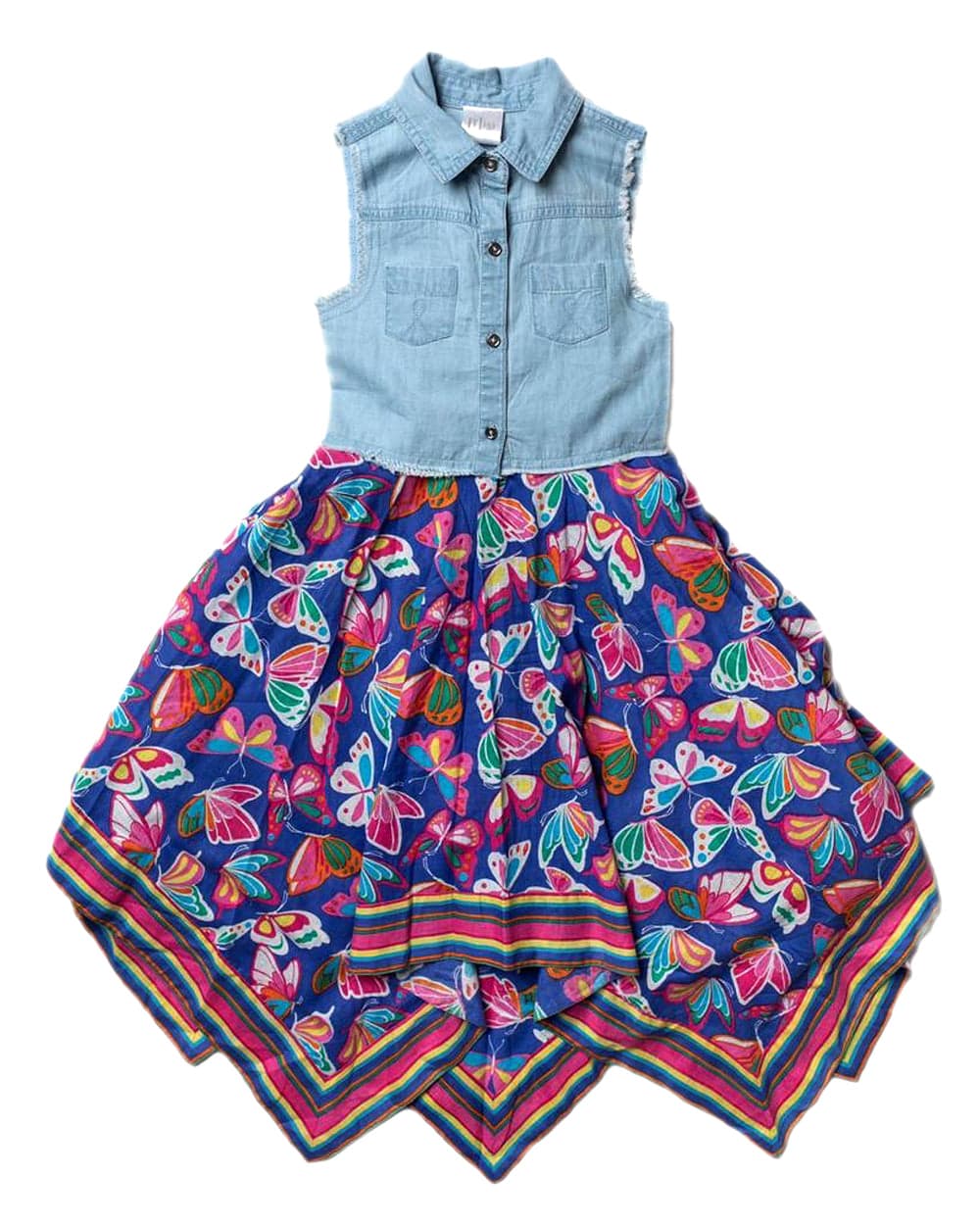 Girls Cotton Summer Patterned Dresses