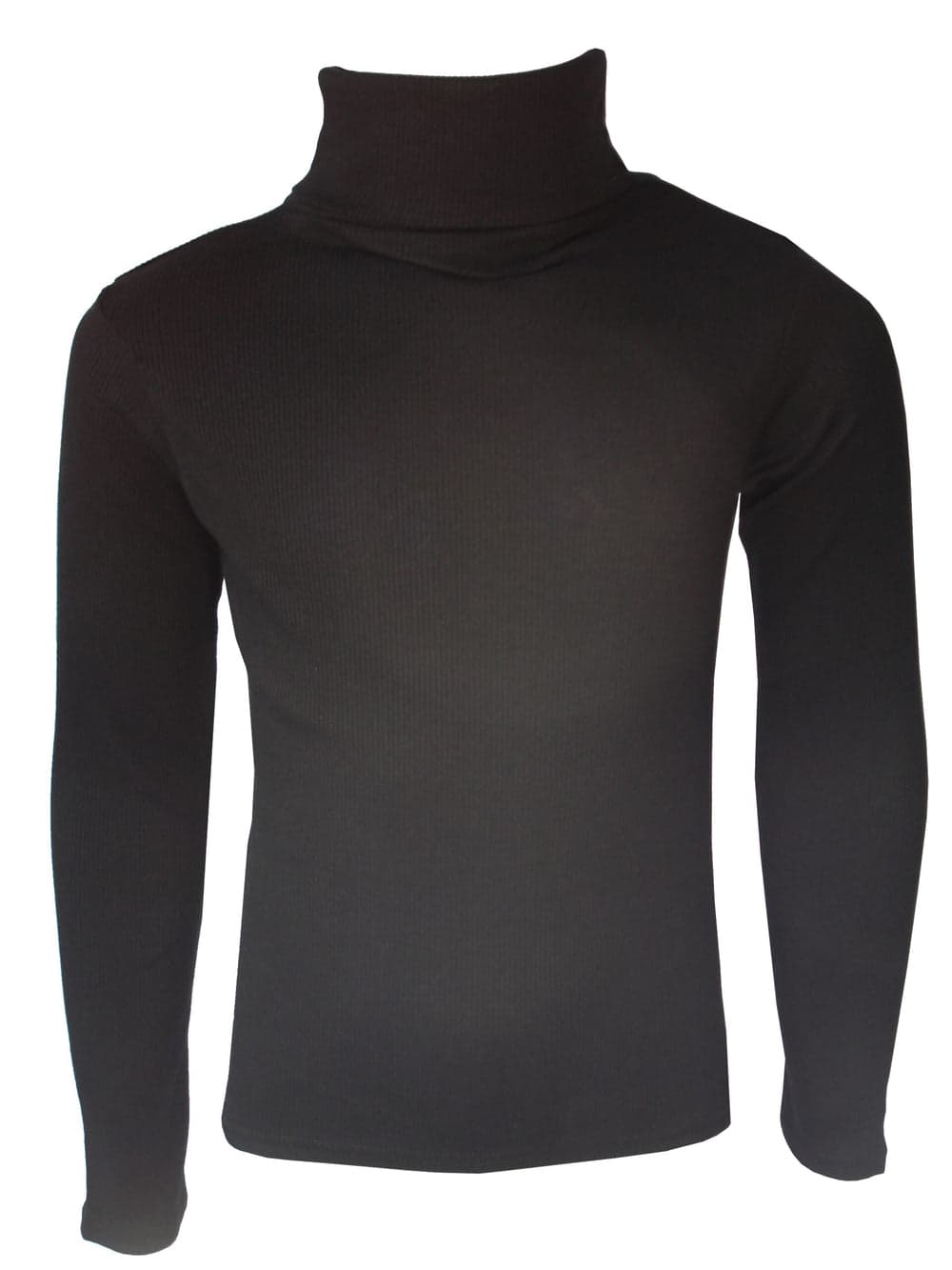 Girls Ribbed Polo Neck Tops