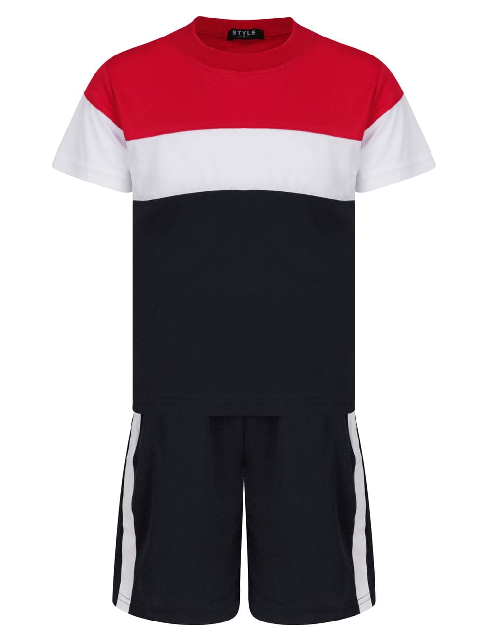 Boys Two Toned T-Shirt & Shorts Set