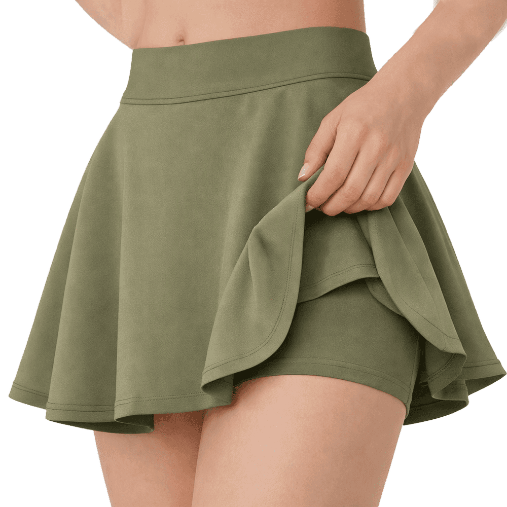 Girls Skort Skirt Shorts Kids School Summer Sports Skorts PE Dance Childrens
