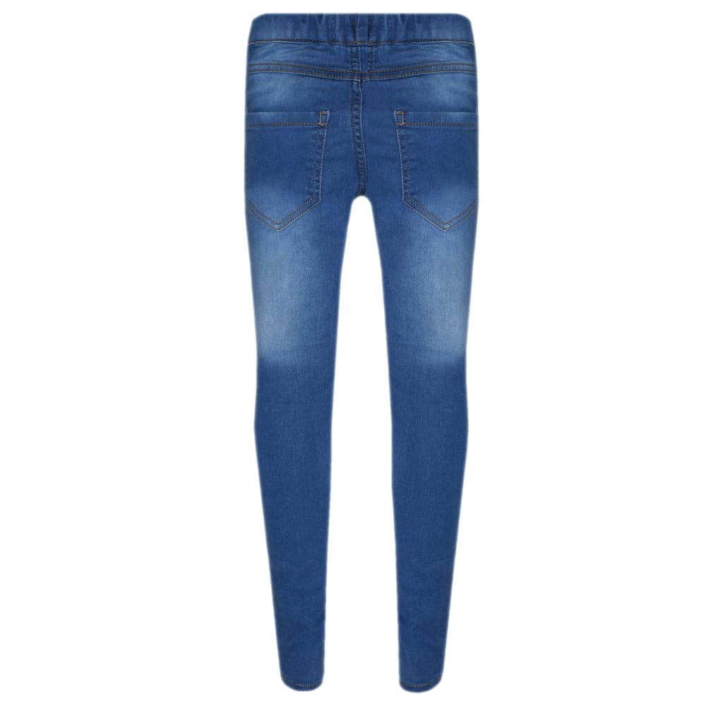 Girls Denim Jeggings Stretchy Jeans