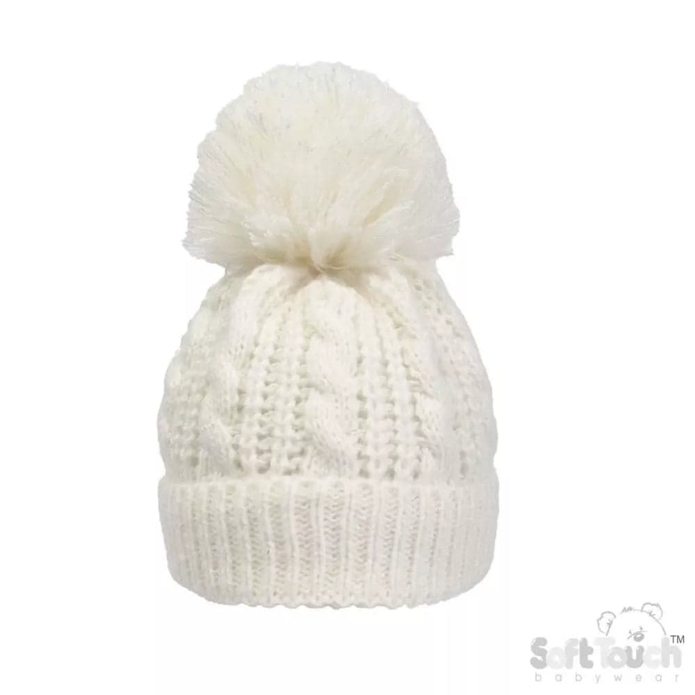 Baby Beanie Hat Pom Pom Bobble