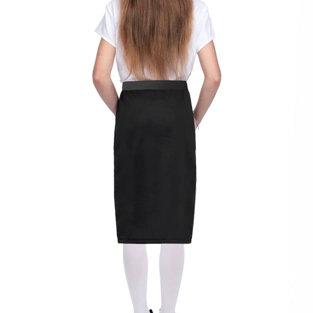 Girls School Pencil Skirt with Elasticated Waist