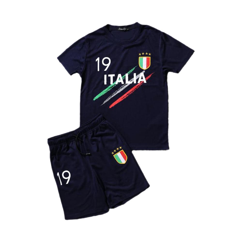 Kids Football T-Shirt And Shorts Set