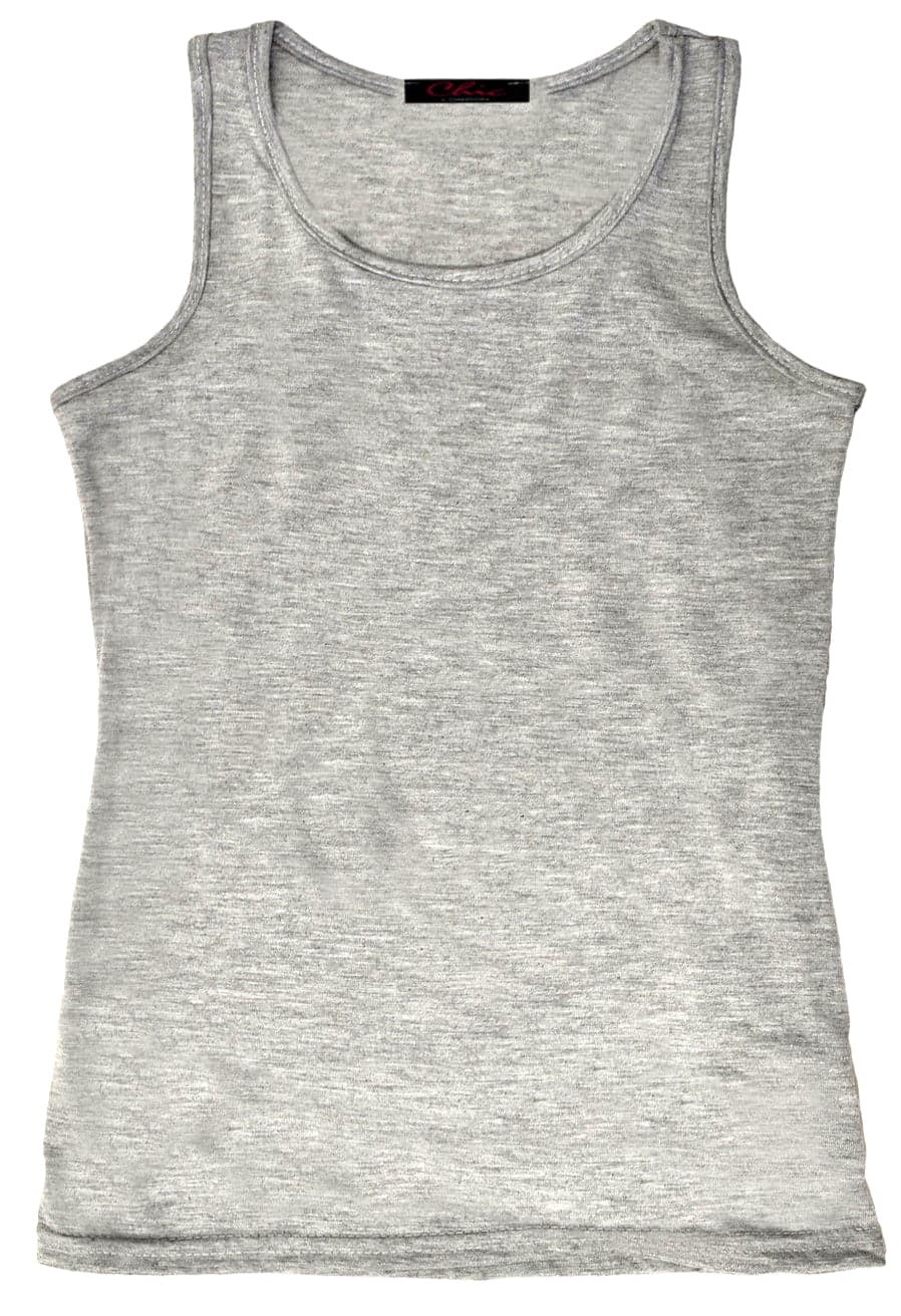 Girls Plain Vest