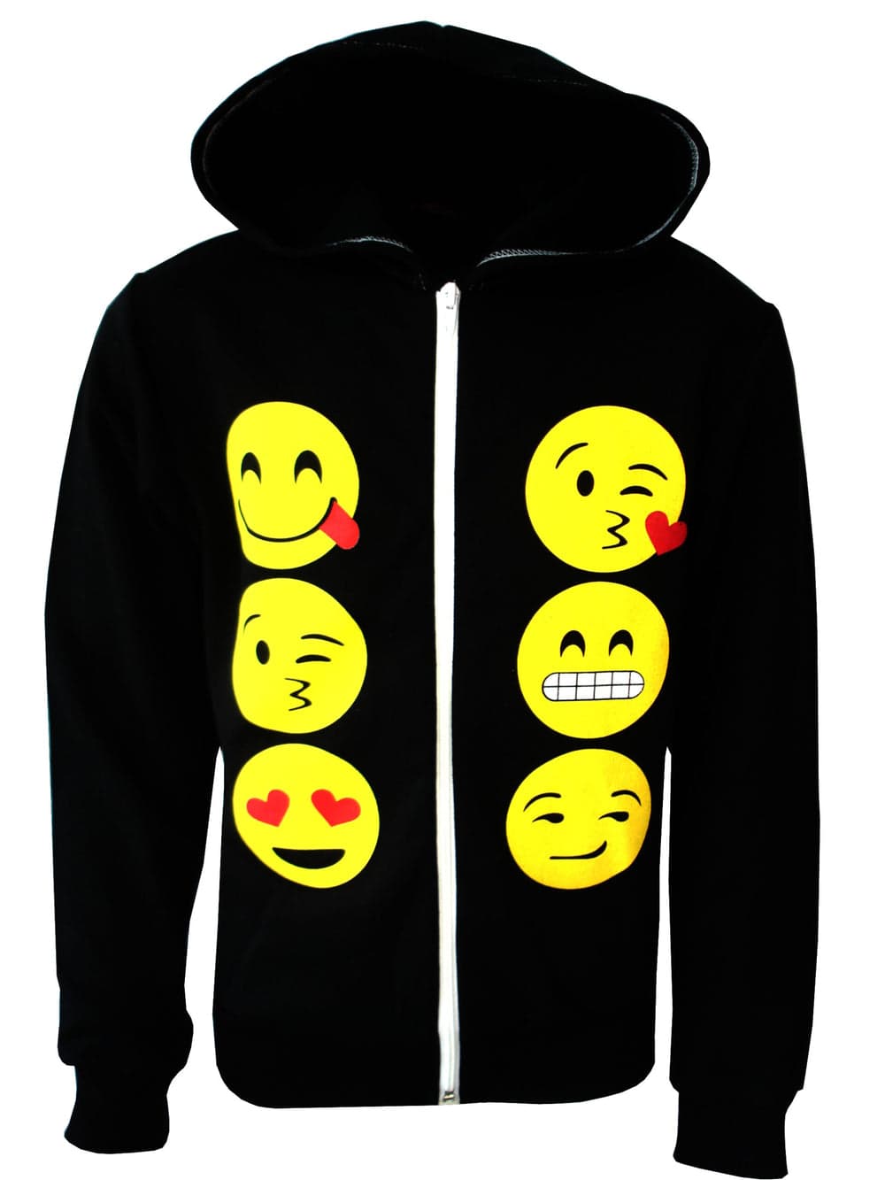 Girls Funny Faces Hoodie