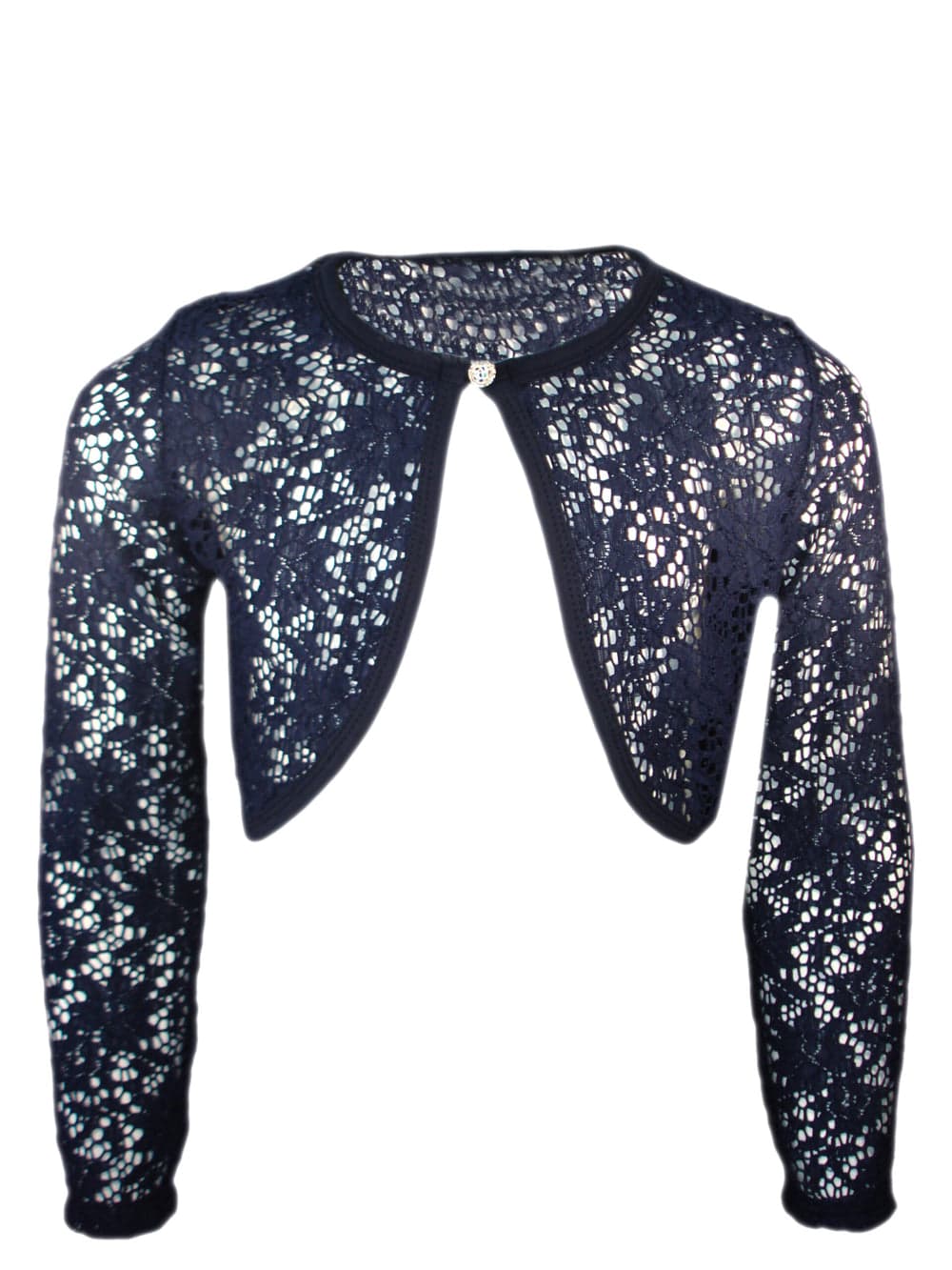 Girls Lace Bolero Shrug Long Sleeve Cardigan