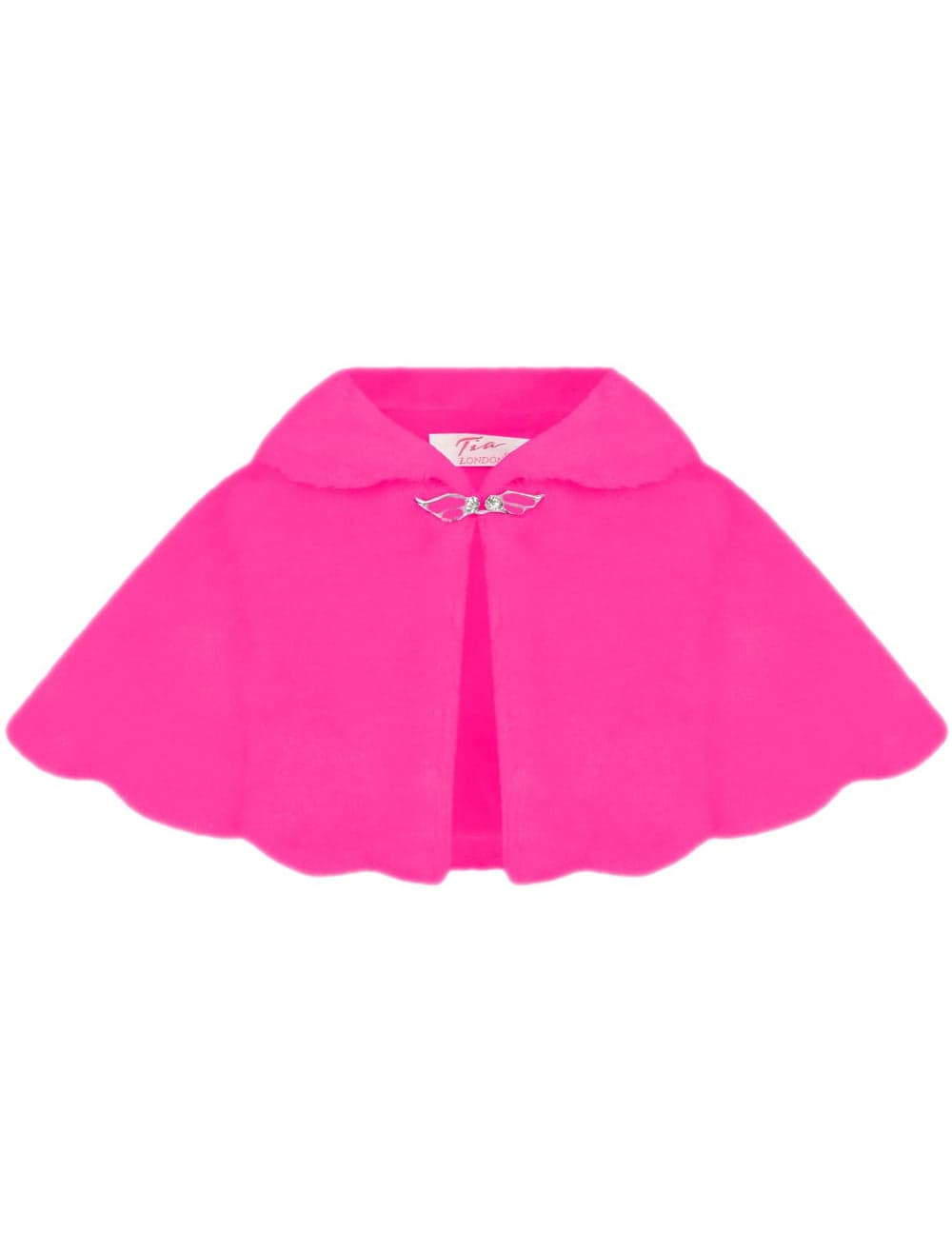 Girls Fur Shoulder Cape