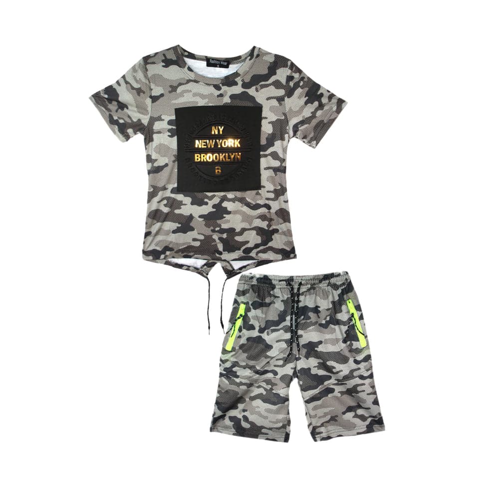 Boys New York Brooklyn T-Shirt & Shorts Set