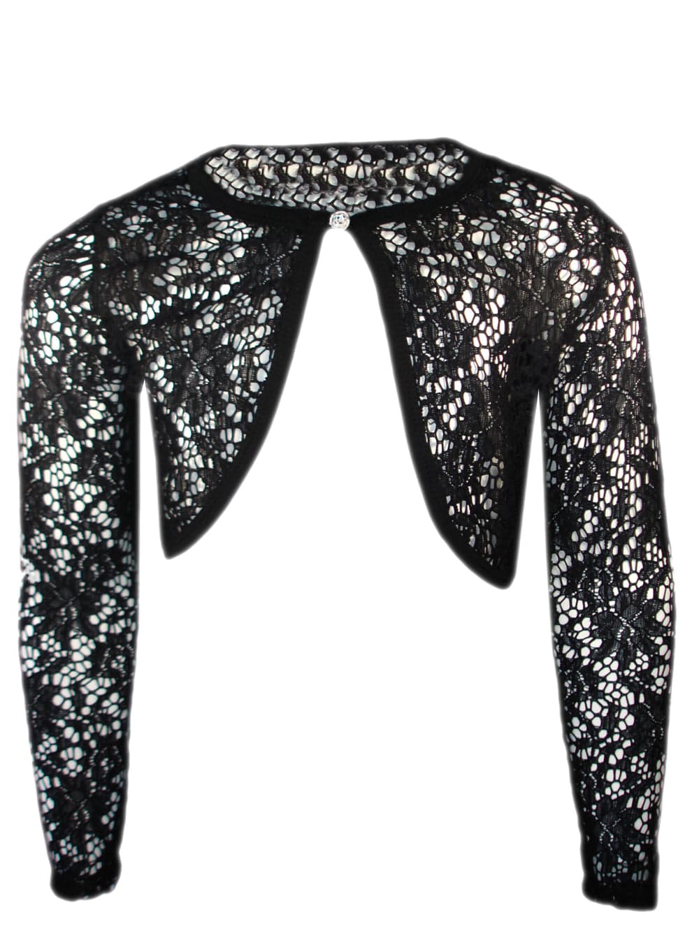 Girls Lace Bolero Shrug Long Sleeve Cardigan