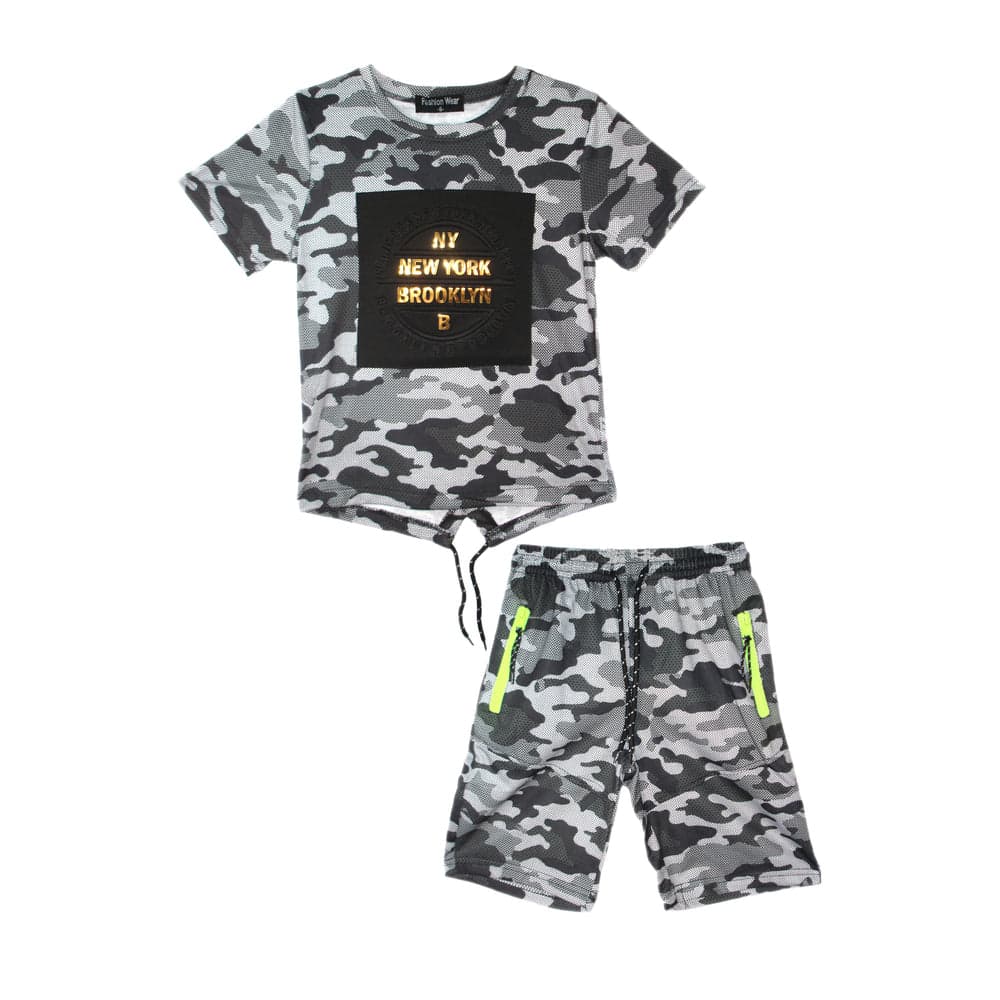 Boys New York Brooklyn T-Shirt & Shorts Set