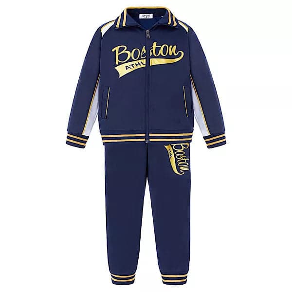 Boys Sports Tracksuit Outfit Kit Top Trousers England Football Soccer