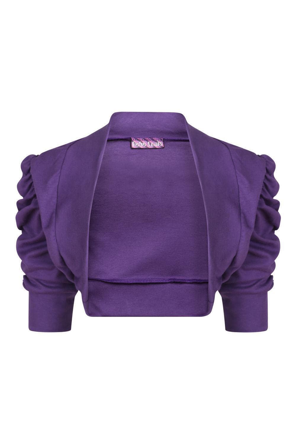 Girls Ruched Sleeve Bolero