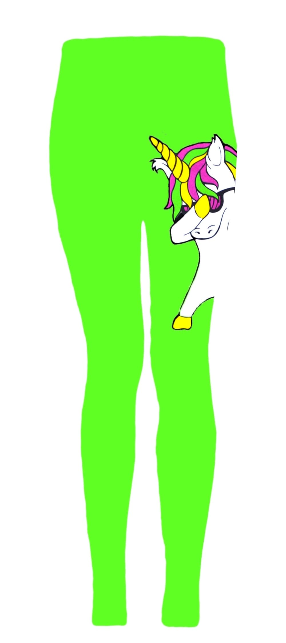 Girls Neon Dab Unicorn Swing Dress Outfits