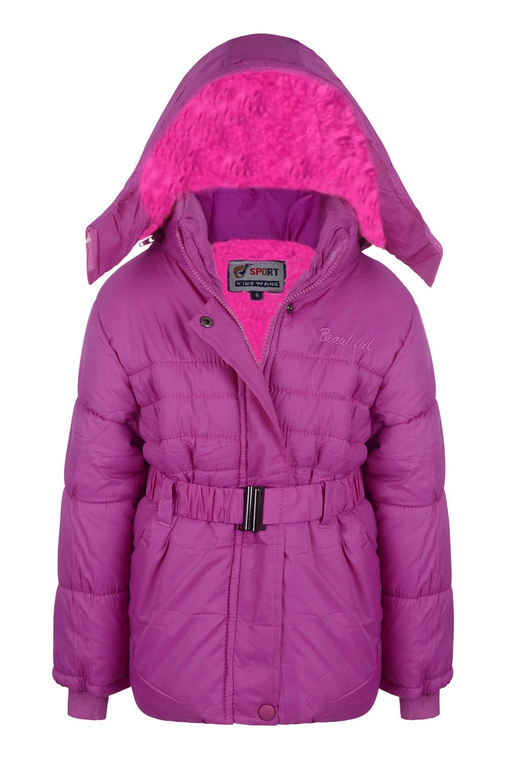 Girls Quilted School Jacket
