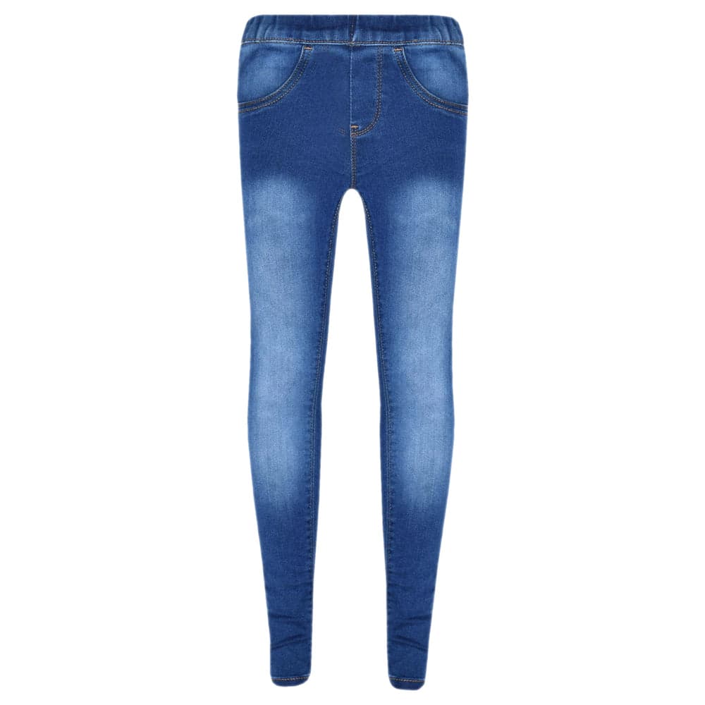 Girls Denim Jeggings Stretchy Jeans