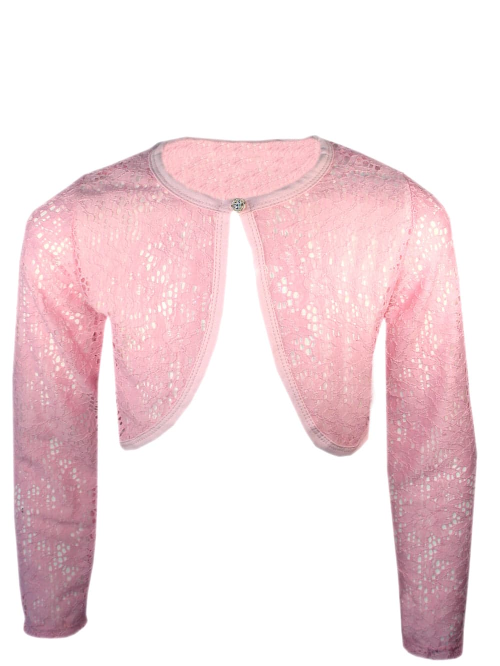 Girls Lace Bolero Shrug Long Sleeve Cardigan