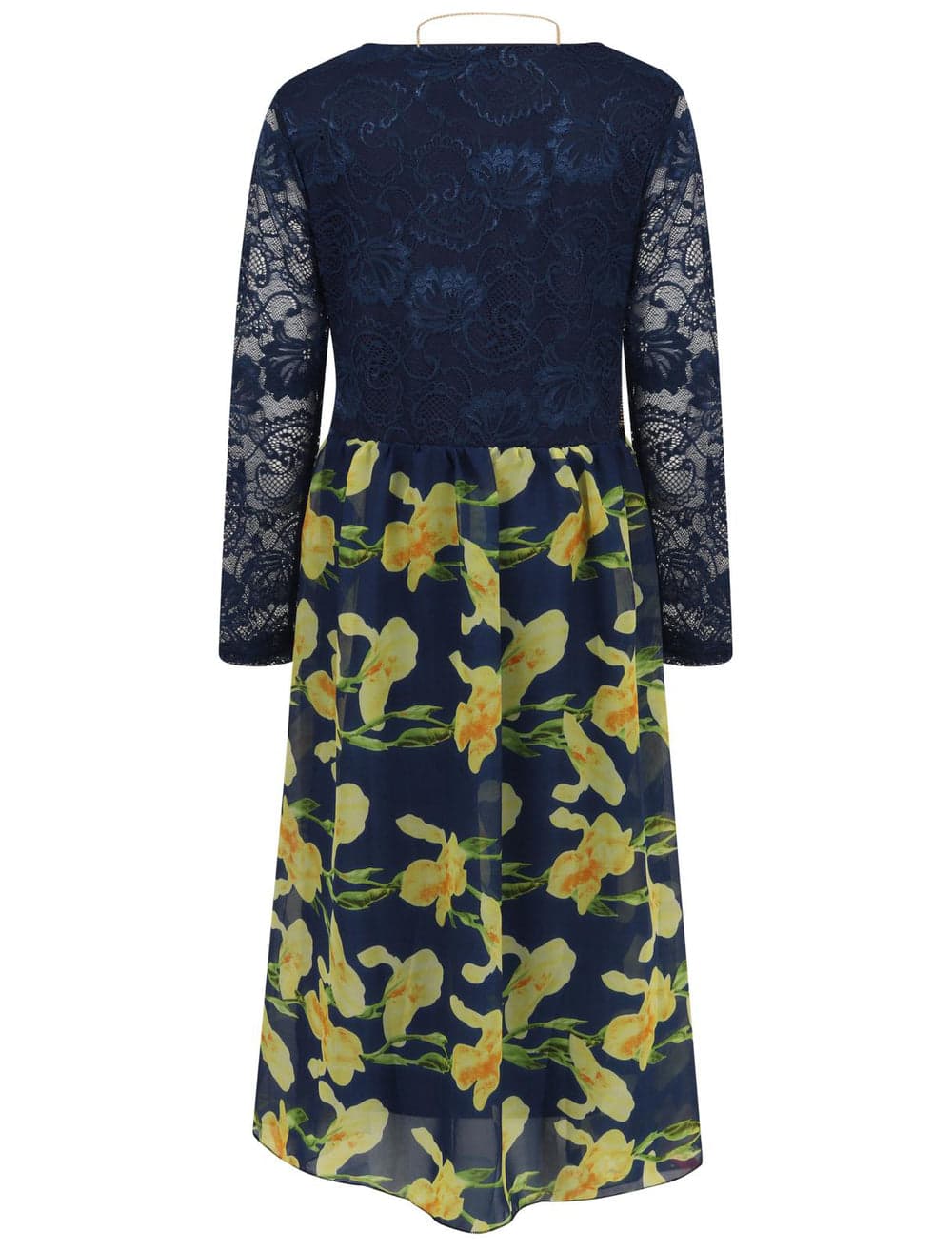 Girls Asymmetrical Floral Maxi Dresses