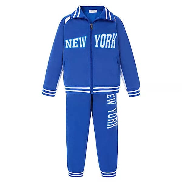 Boys Sports Tracksuit Outfit Kit Top Trousers England Football Soccer