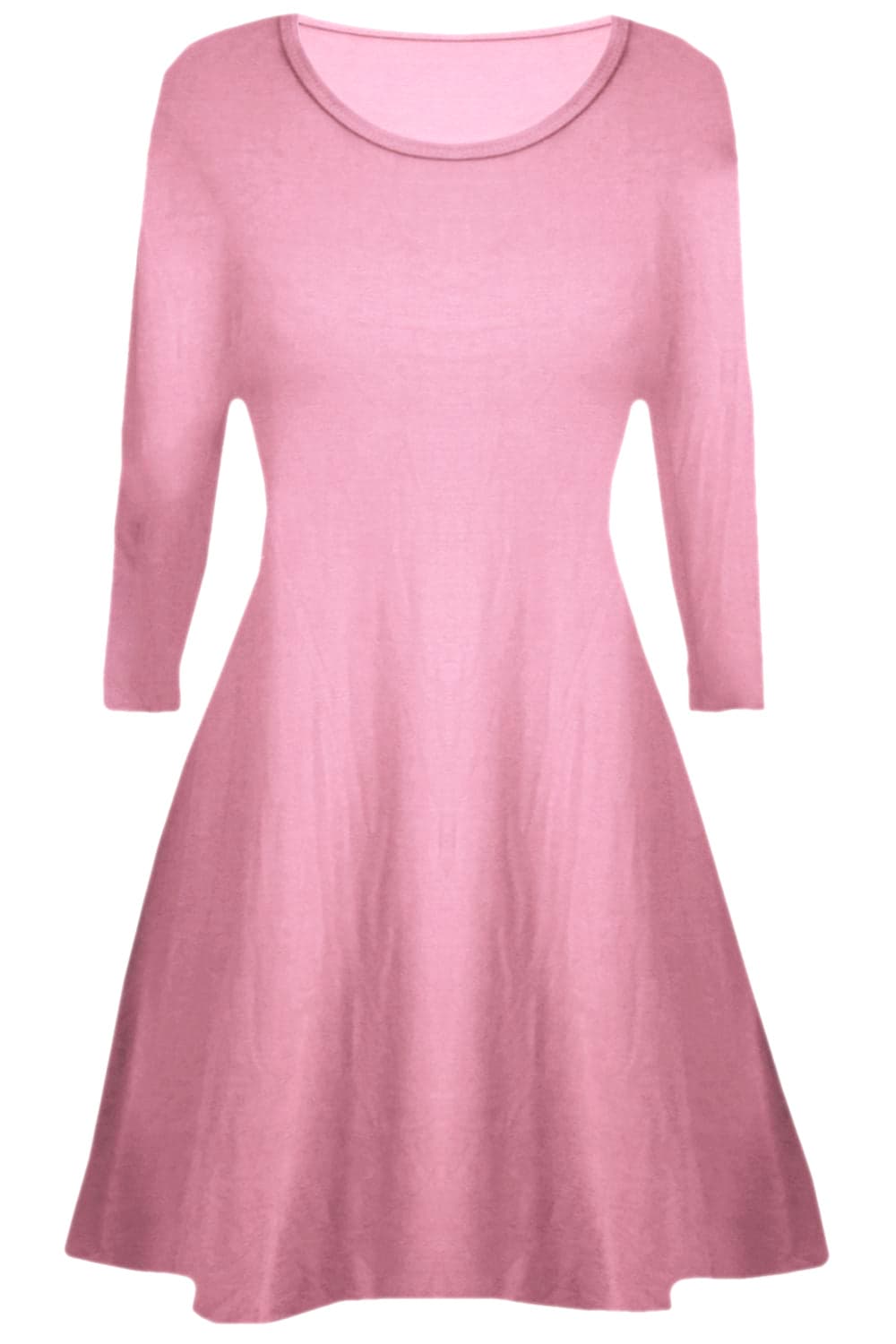 Girls Plain Swing Dress