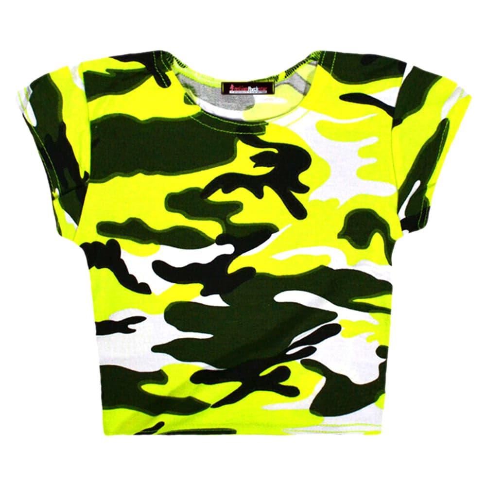 Girls Neon Camouflage Outfits