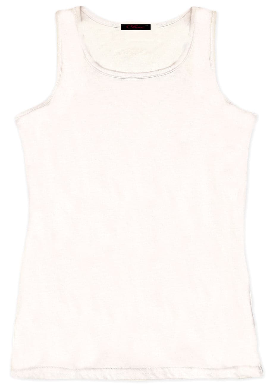 Girls Plain Vest