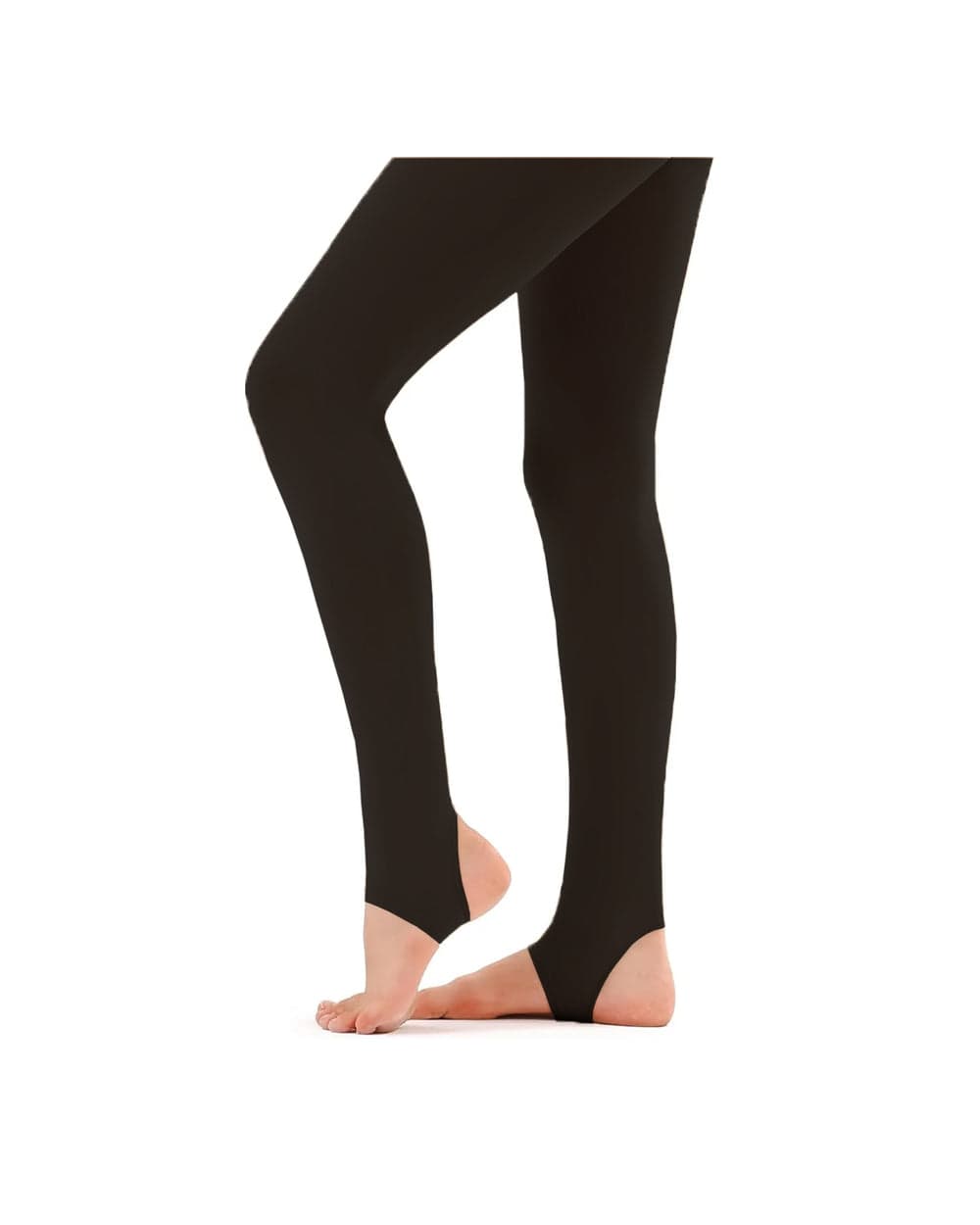 Girls Stirrup Leggings Plain Stretchy Gymanstic School Dance Microfibre Pants