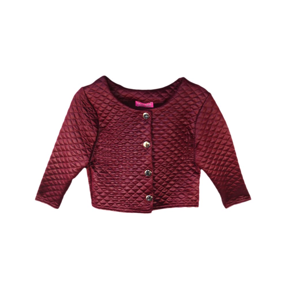 Girls Padded Bolero Quilted Jacket