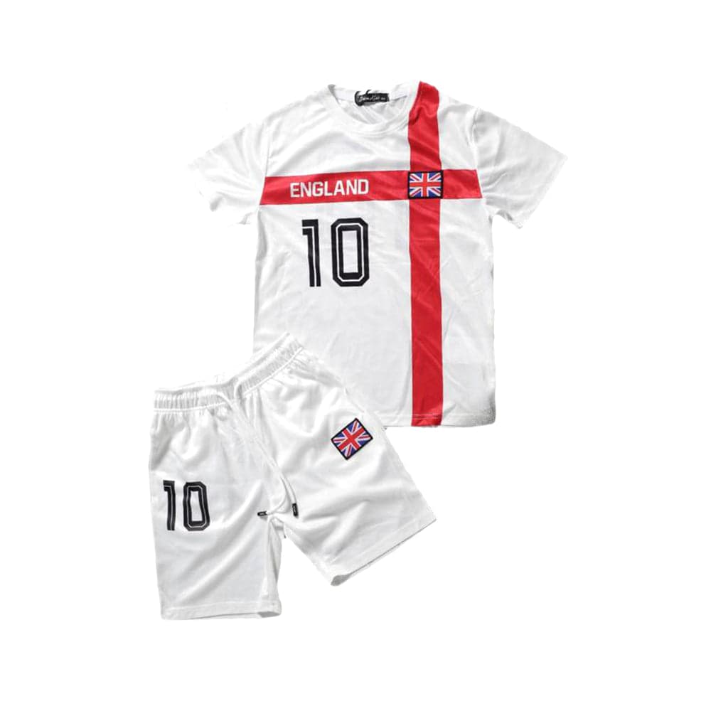 Kids Football T-Shirt And Shorts Set