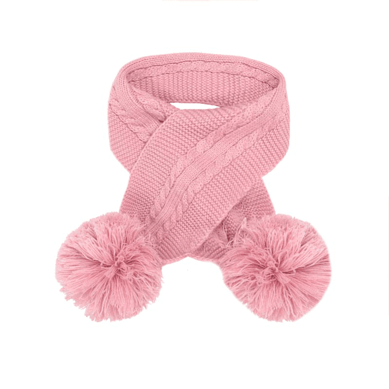 Soft Touch Baby Double Pom Pom Scarf Winter Warm Scarf
