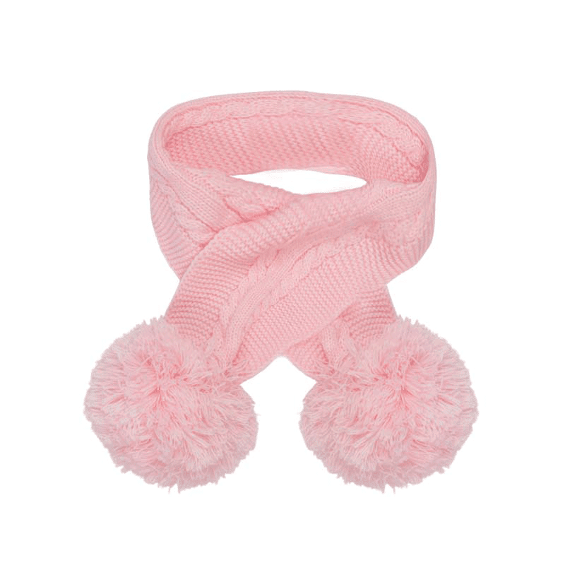 Soft Touch Baby Double Pom Pom Scarf Winter Warm Scarf