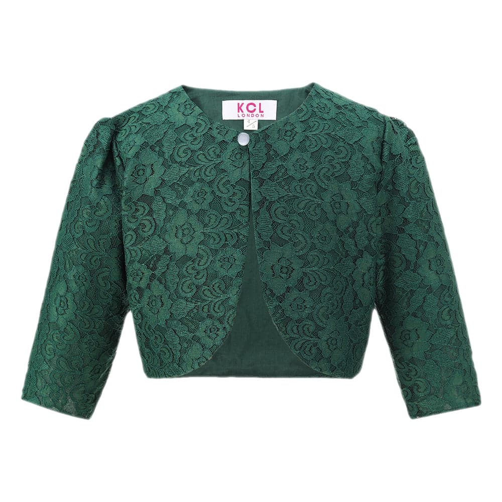 Girls Lace Bolero Floral Shrug