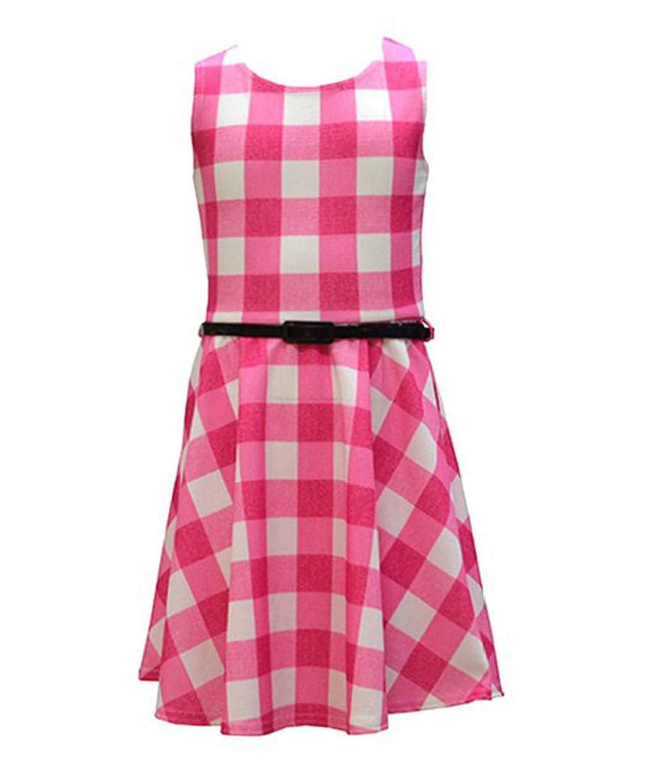 Girls Patterned Skater Dress