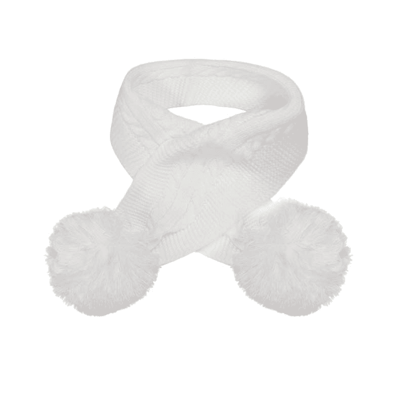 Soft Touch Baby Double Pom Pom Scarf Winter Warm Scarf