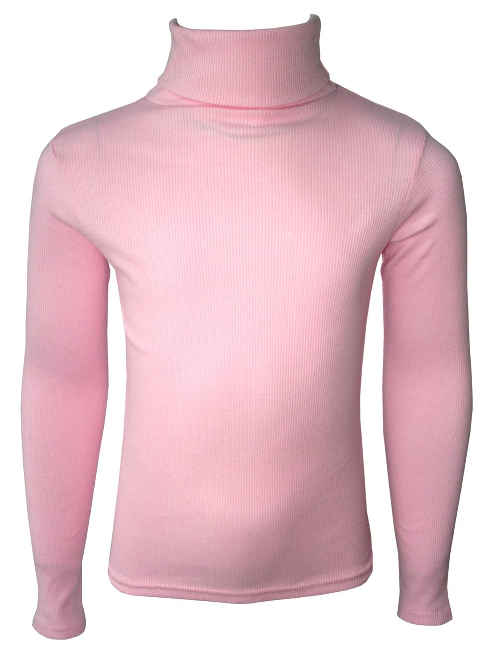 Girls Ribbed Polo Neck Tops
