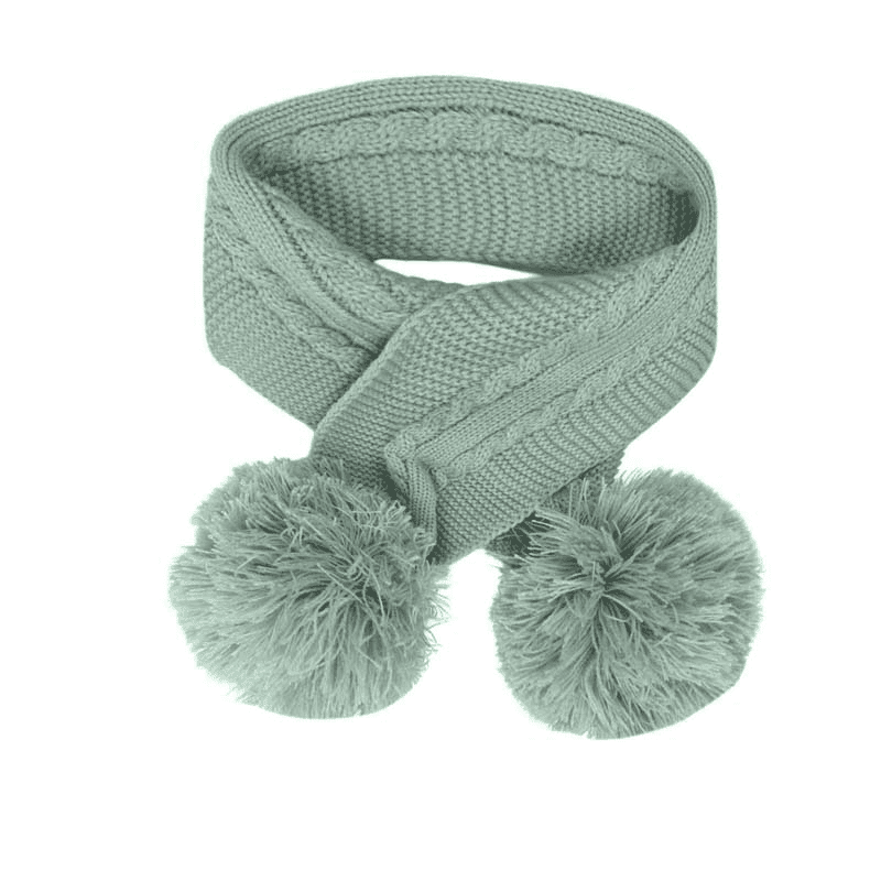 Soft Touch Baby Double Pom Pom Scarf Winter Warm Scarf