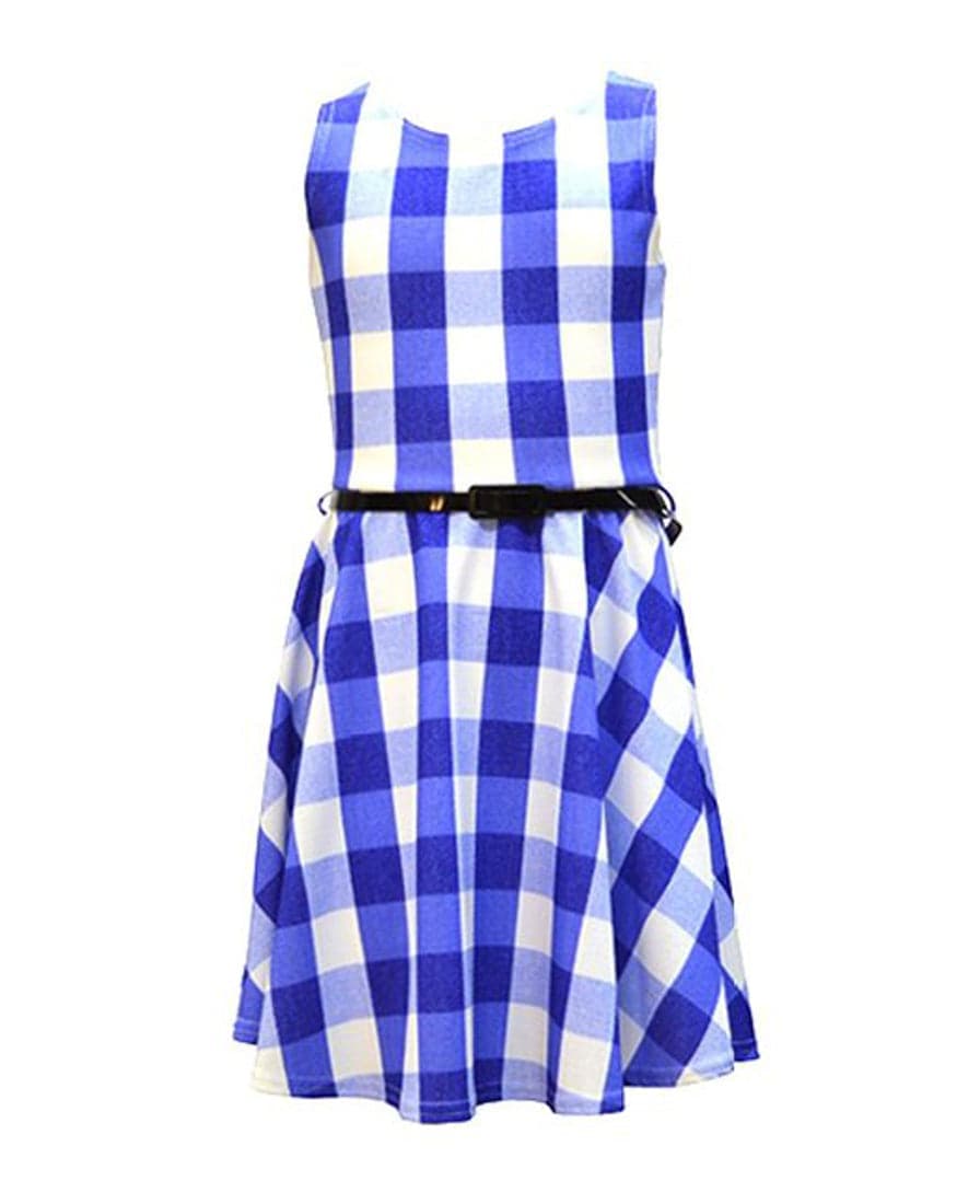 Girls Patterned Skater Dress