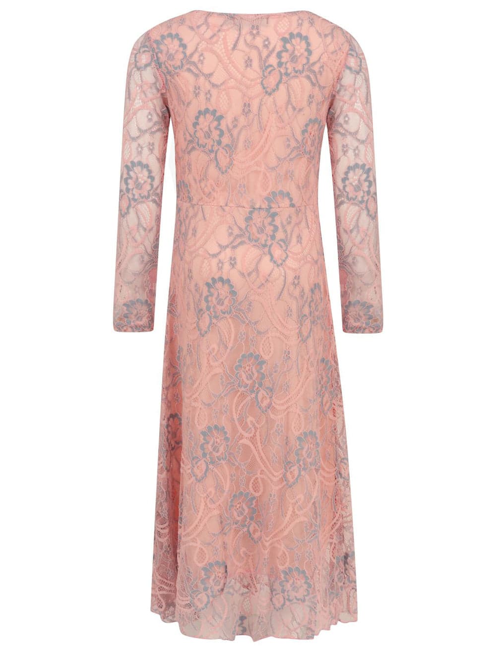 Girls Floral Lace Maxi Dress