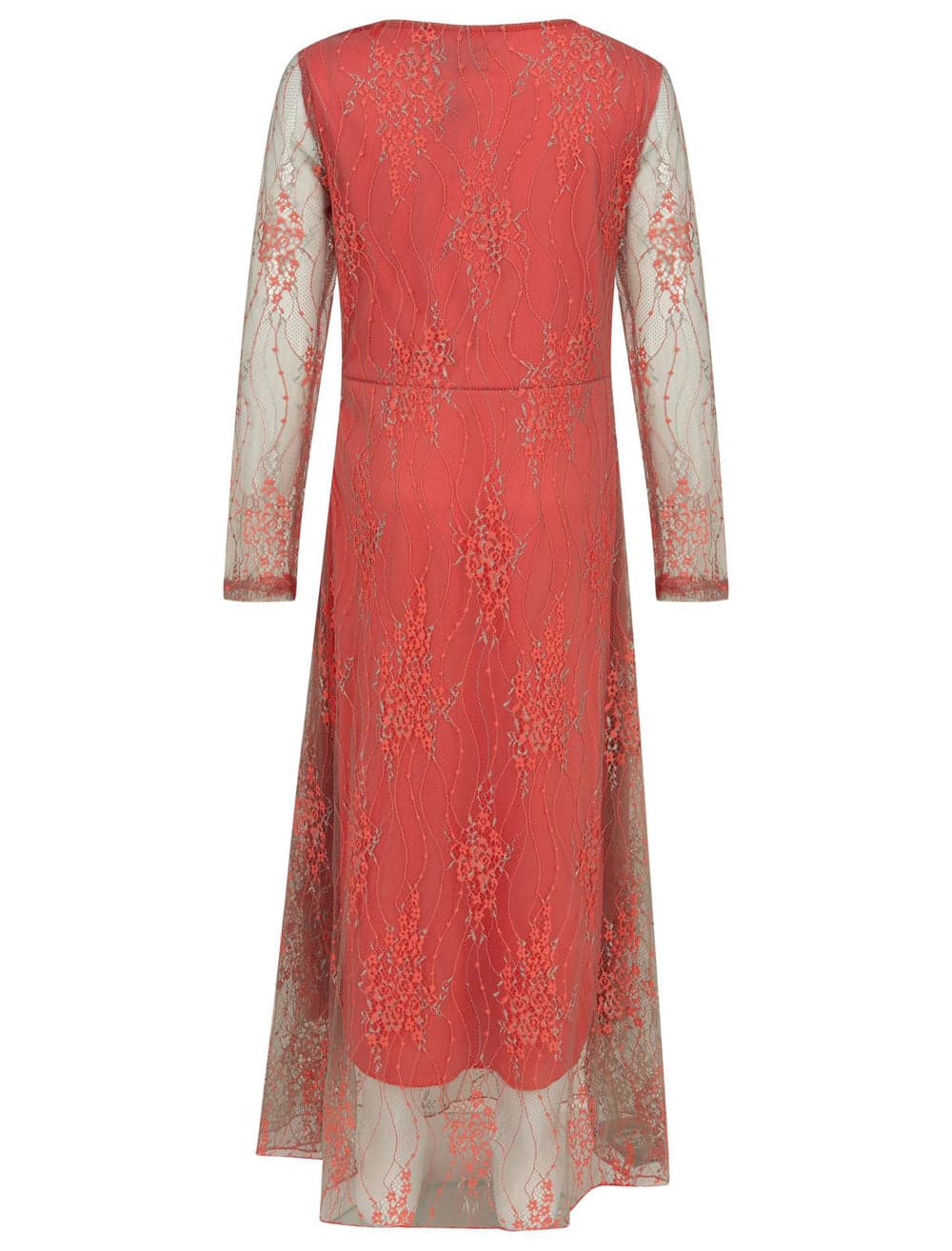 Girls Floral Lace Maxi Dress