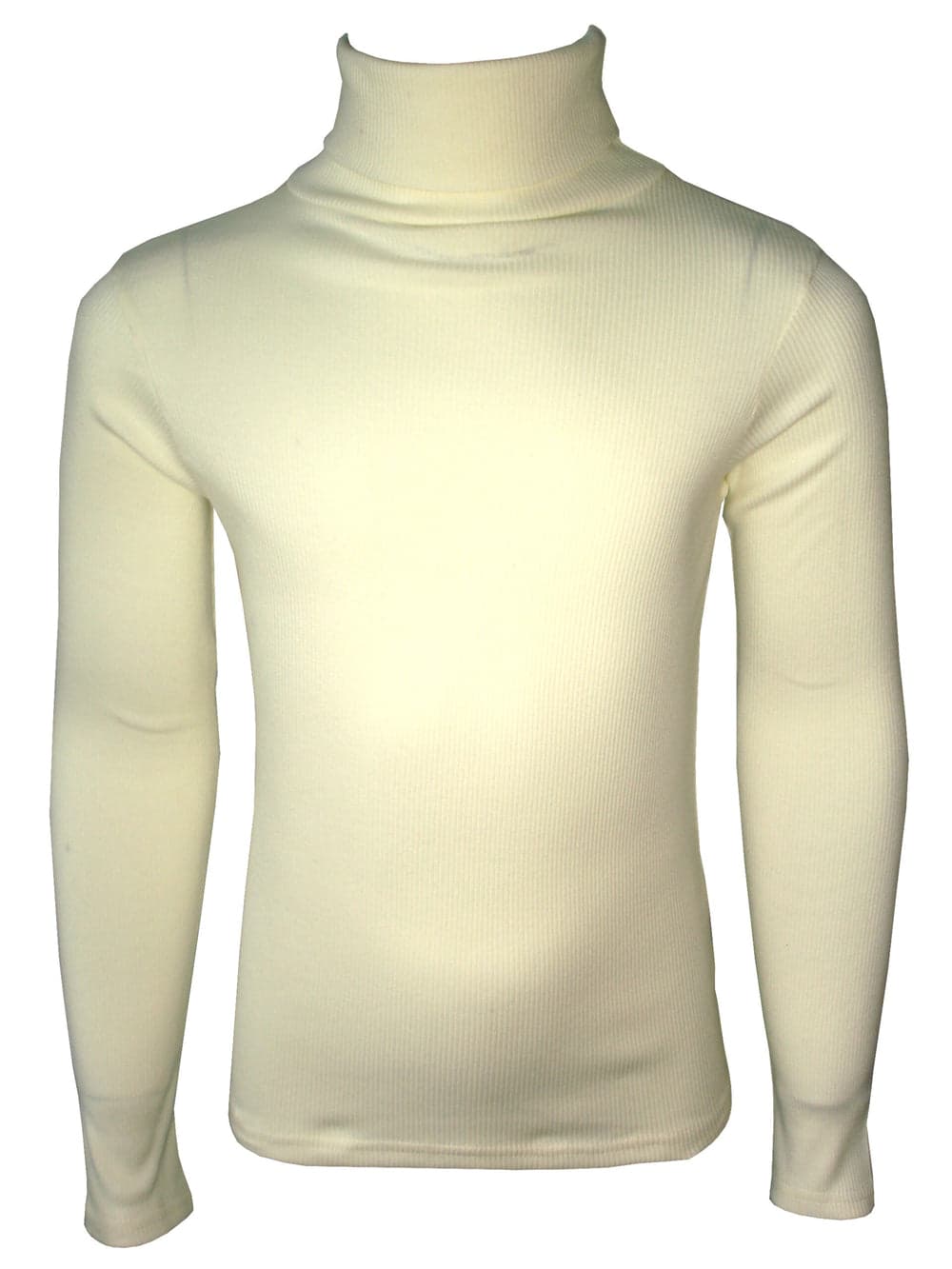 Girls Ribbed Polo Neck Tops